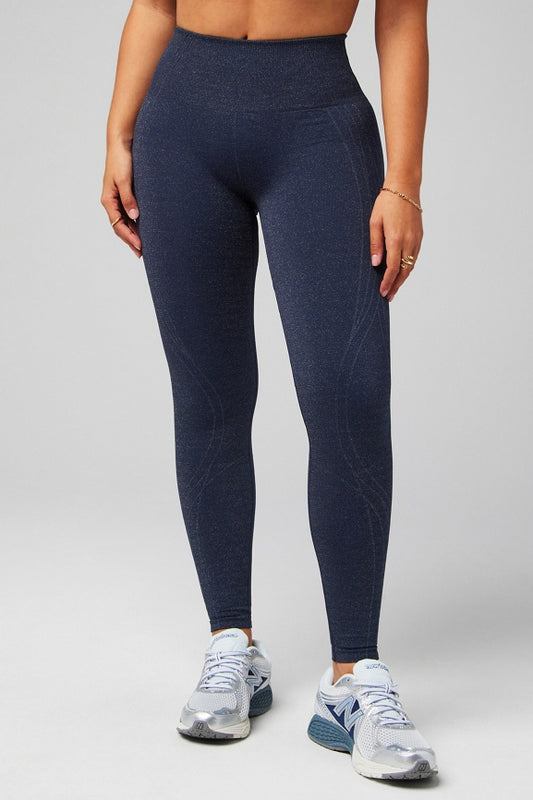 Leggins Mujer Push Up azul talla unica